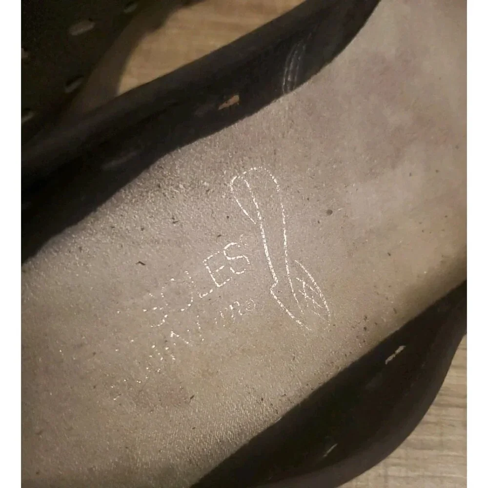 Aerosoles Perforated Slip On Loafer‎ Shoes Womens Size 9 Black